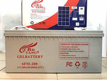 Аккумулятор BATTERY 12V 200A BO YANG 6FM-200 (1)