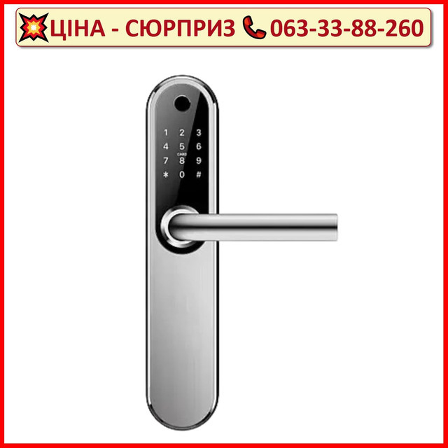 Біометричний замок SEVEN LOCK SL-7768BF (врізна частина 6068R)