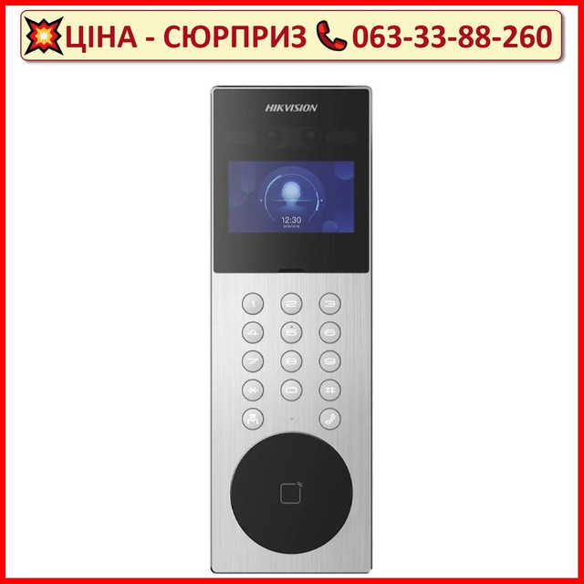 Виклична панель Hikvision DS-KD9203-ME6 4.3" Mifare IP65