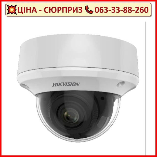 HDTVI відеокамера Hikvision DS-2CE5AU7T-AVPIT3ZF 8МП (2.7-13.5мм)