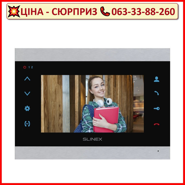 Відеодомофон Slinex SL-07N Cloud 7" дюймів silver/black
