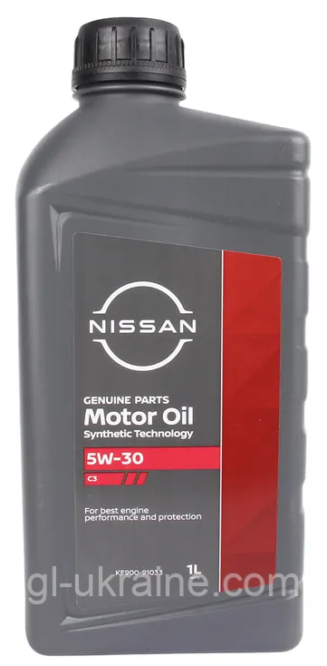 Моторна олива NISSAN 5W-30 SN/CF (C3), 1л (KE900-91033)