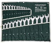 Набір комбінованих ключів Rockforce 25ін. 6гр. 6-28, 30, 32мм, на полотні RF-5261H
