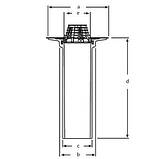 SitaSani 165 PUR Ремонтна воронка DN165-205 мм з притискним фланцем, фото 2