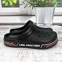 Сабо крокси чоловічі Dago Style чорні 3860