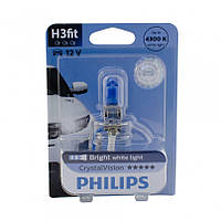 Автолампа Philips Cristal Vision H3 12V 55W (12336 CV B1)