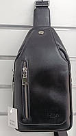 Чоловіча сумка бананка-слінг Polo єкошкіра (гуртом/роздріб)