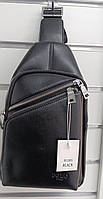 Чоловіча сумка бананка-слінг Polo єкошкіра (гуртом/роздріб)