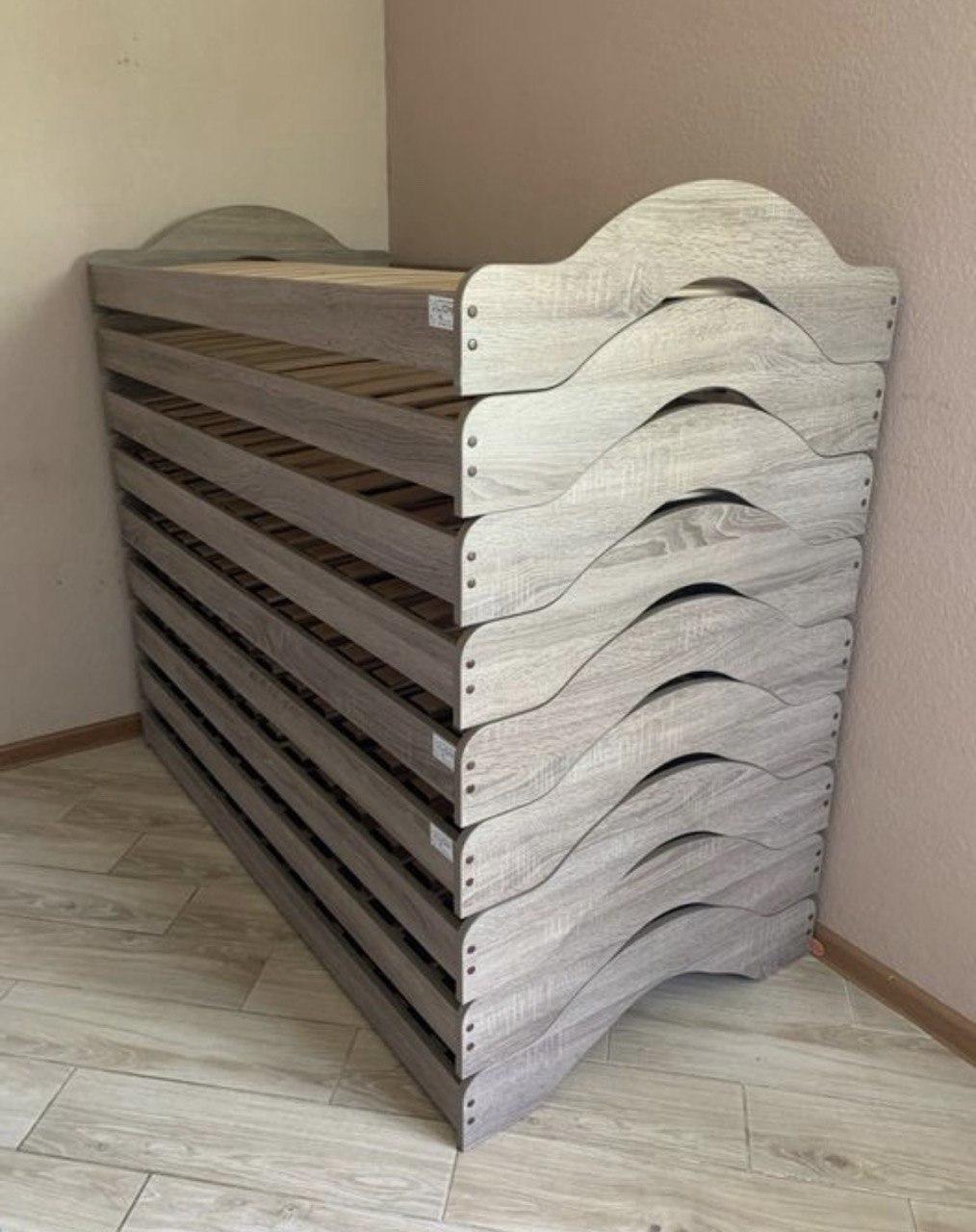 Дитяче ліжко за системою Монтессорі Кольорові Економ-1 Дуб Сонома, фото 1