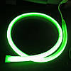 Неон Led 220V зелений круглий (1 м) – набір з адаптером, фото 6