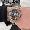 Стильний чоловічий годинник Tag Heuer Grand Carrera Calibre 36 RS Caliper Steel Gold/Black, фото 8