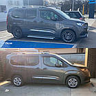 Боковые пороги RedLine V1 (2 шт., алюминий) Короткая База для Toyota Proace City 2016- гг