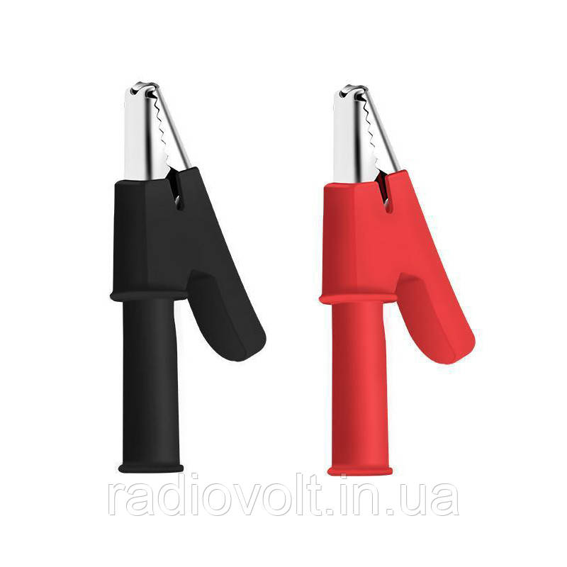 Затискачі крокодила HM-100 під роз'єм 4мм (пара)