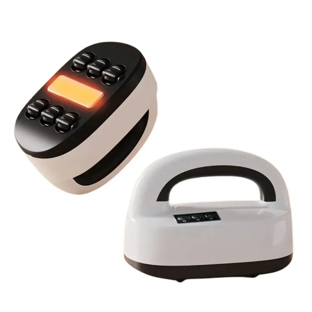 Бездротовий роликовий масажер LKL-0128 з підігрівом вібраційний акумуляторний для всього тіла, фото 1