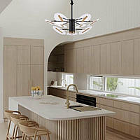 Люстра світлодіодна акрилова Sirius N 3713-B-6+3 (80W)