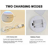 Настільна LED-лампа 3D Сипкий пісок/Нічник пісочний годинник USB світильник, фото 6