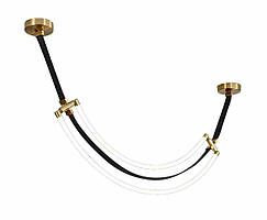 Люстра підвісна світлодіодна VALESO THD63224-1200B 45W чорний