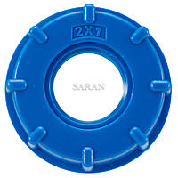 Перехідник на єврокуб 60 мм із кроком різі 6 мм, під кран 1 дюйм"