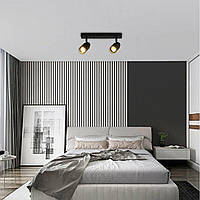 Спот VALESO INN-23051BK чорний на 2 плафони