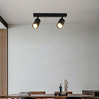 Спот VALESO INN-23192BK чорний на 2 плафони