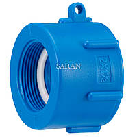 Перехідник на єврокуб 60 мм із кроком різі 6 мм, під кран 1 1/2 дюйма"