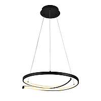 Люстра підвісна світлодіодна Sirius LCD3052 BK чорна