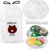 Поліетиленові пакети LY-74 для пакування їжі прозорі 100 шт., фото 6