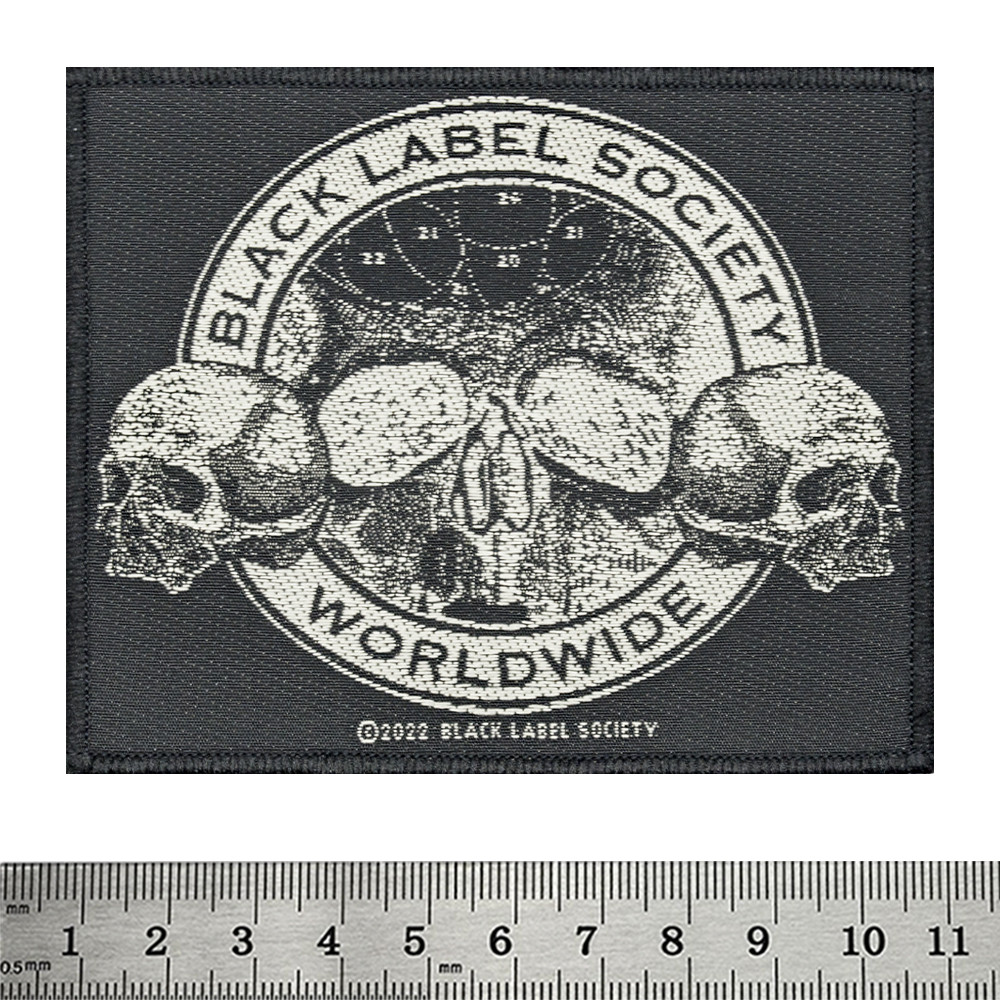 Нашивка ткана BLACK LABEL SOCIETY - SKULLS (ofp-169), фото 1