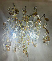 Бра кришталеве Sirius Ш W33013-2 S GD кришталеві грона