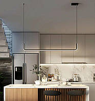 Люстра підвісна світлодіодна акрилова VALESO 2023199-1 BK+WT