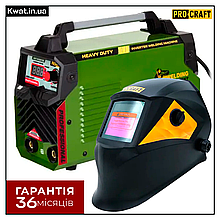 Інверторний зварювальний апарат Procraft AWH300T і Маска Procraft SHP90-30 NEW