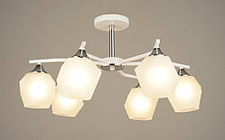 Люстра у вітальню Sirius B C1614/6 WT+CH