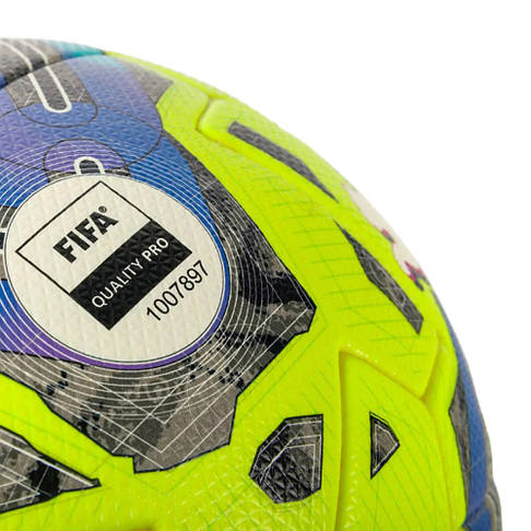 М'яч футбольний Puma Orbita 1 TB FQP (FIFA Quality Pro) Розмір 5 Lemon/Tonic Multicolour, фото 4