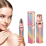 Епілятор тример жіночий для брів і обличчя DSP 70209 2в1 USB, фото 4