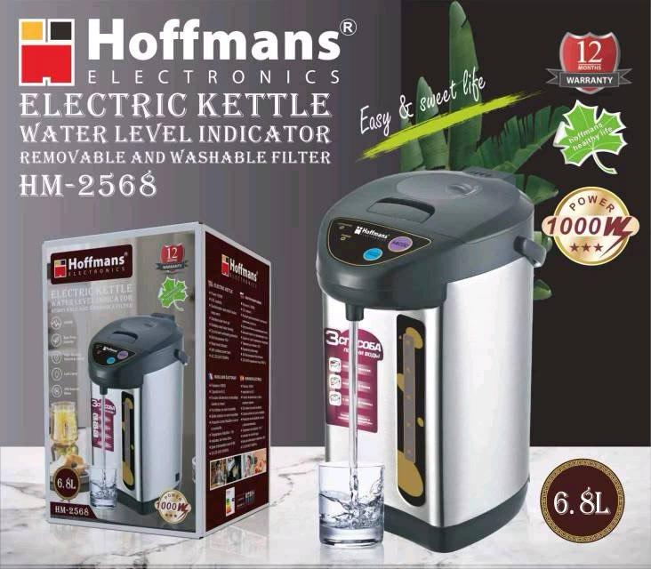 Термопот електричний з нержавіючої сталі 6.8 л 1000 Вт Hoffmans HM-2568 Mg