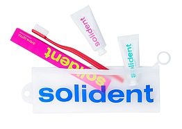 Набір для подорожей рожевий Solident Travel Kit Mint & Peach