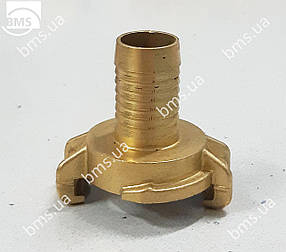 З'єднання GEKA 3/4" - Швидкоз'єднувач для шлангу латунний 3/4" з штуцером, Німеччина