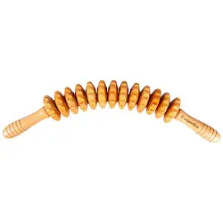Напівкруглий дерев'яний масажний ролик inSPORTline антицелюлітний Marlee 500