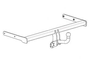 Фаркоп Skoda Fabia (універсал 2018-)(фаркоп Шкода Фабія) VasTol