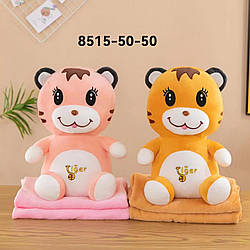 Іграшка+пледик+подушка 3 в 1 розмір пледика 120*160 фібра