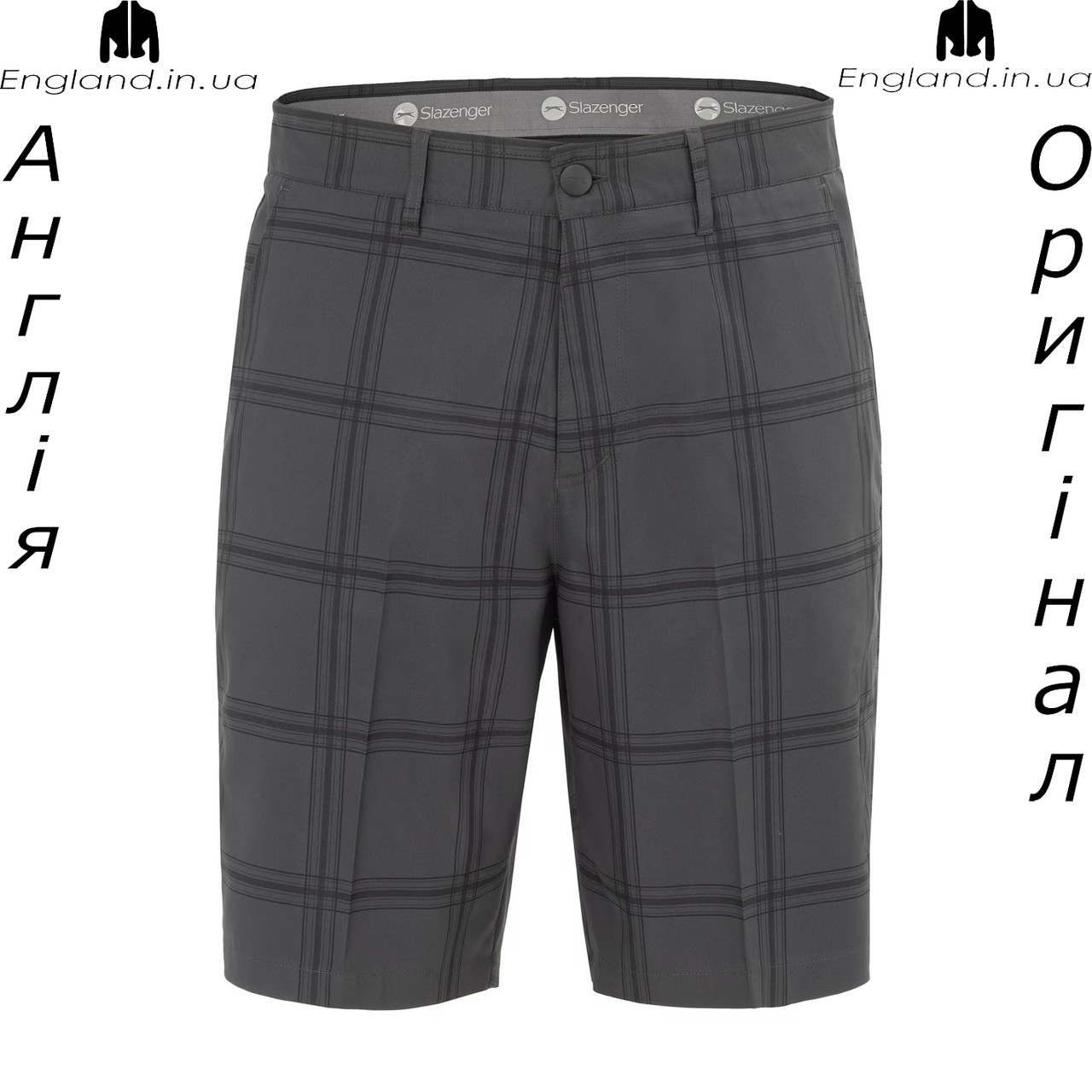 Розмір W32 - Шорти чоловічі Slazenger (Слазенгер) з Англії - в клітку, фото 1