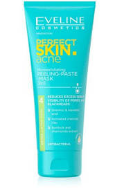 Паста-пілінг Eveline PERFECT SKIN. ACNE  мікровідлущуюча 75 мл (5903416039716)