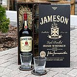 Подарунковий набір для віскі з чотирьма стаканами, подарок на день народження, фото 3