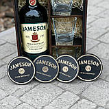 Подарунковий набір для віскі з чотирьма стаканами, подарок на день народження, фото 7