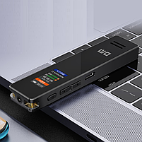 Міні диктофон DM V1S 32GB цифровий MP3 плеєр з динаміком, фото 6
