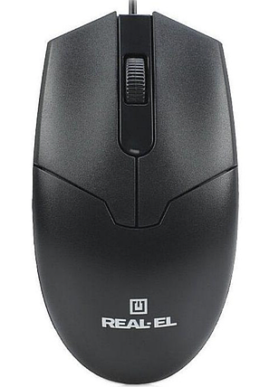 Миша REAL-EL RM-208 Black, фото 1