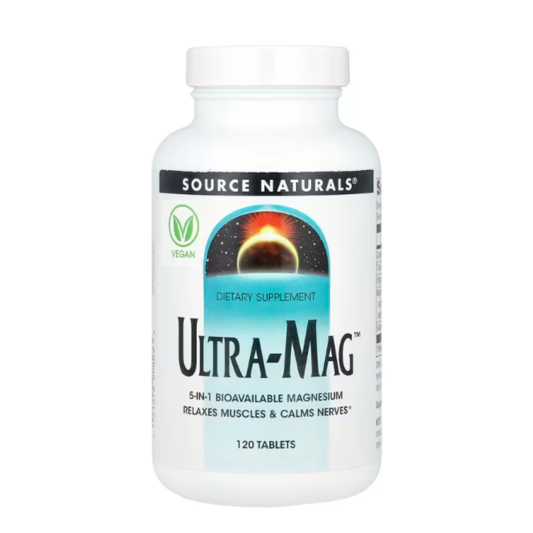 Магнієвий комплекс Ultra-Mag Source Naturals, 120 таблеток