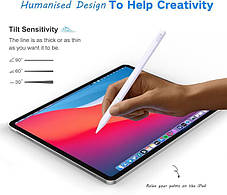 Стилус для iPad 11-го і 10-го поколінь, ручка Milikilo з тримачем для олівця, ігнорування долонею, для, фото 4