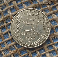 5 сантимiв 1993 року францiя