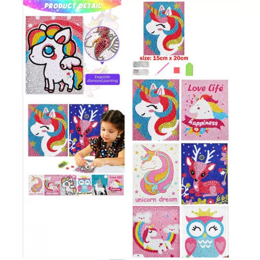 Алмазна мозаїка С 60558 розмір 15х20 см, рамка, інструменти, фото 1